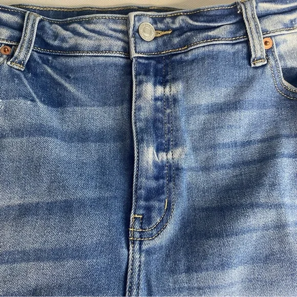 Distressed Denim Women Shorts - Picture 8 of 16